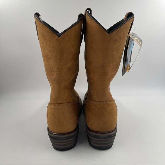 NIB! Dan Post Men’s Albuquerque Waterproof Brown Western Work Boots Soft Toe- 11 - Picture 5 of 15